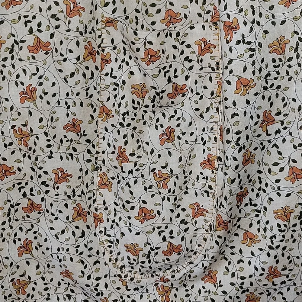 HAND CRAFT Reversible shoulder Bad HANDMADE Cotton Floral Pattern